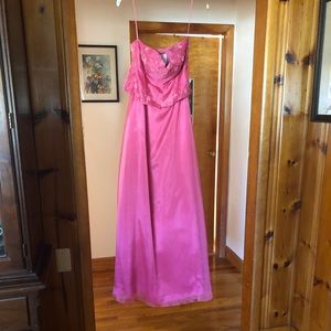 Ball gown bridesmaids dress